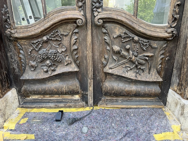 20230615 02 Restaurierung Tuer zum Buergermeistergarten